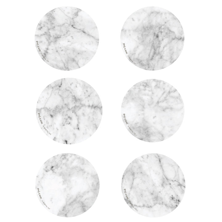 Puj Bath Treads Marble 6 Pieces