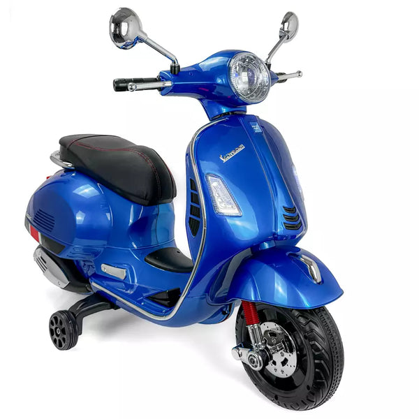Ride On Scooty with Leather Seat (Blue)