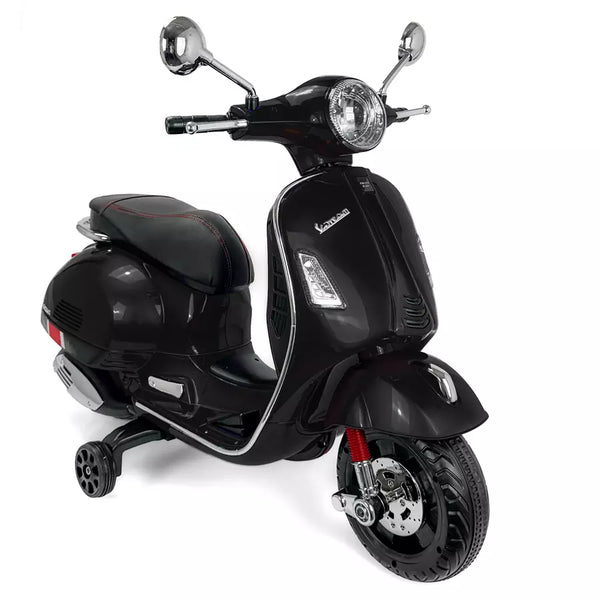 Ride On Scooty with Leather Seat (Black)