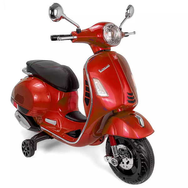 Ride On Scooty with Leather Seat (Red)