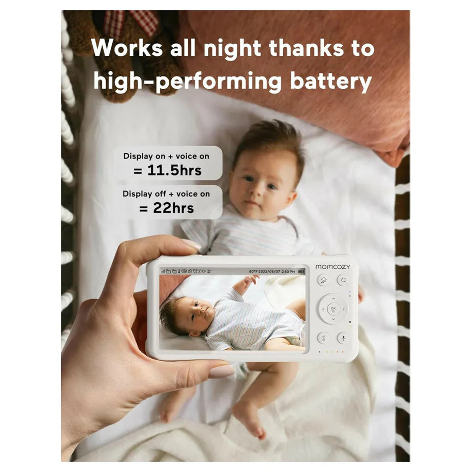 Momcozy Video Baby Monitor 5" HD with Camera and Audio