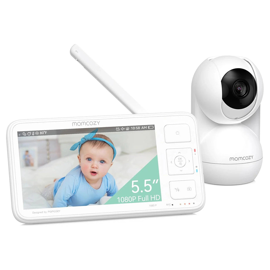 Momcozy Video Baby Monitor 5.5"HD with Camera and Audio