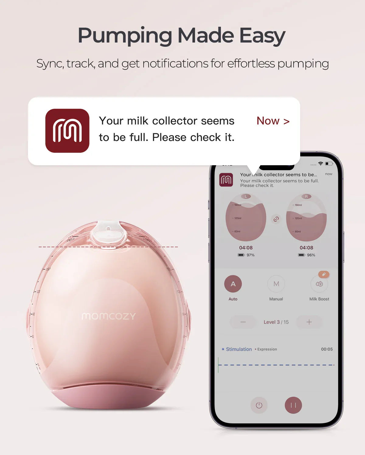 Momcozy Air 1 Ultra Slim Breast Pump