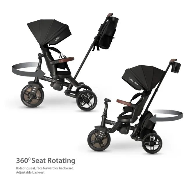 QPlay Comfo Max 7-In-1 Tricycle For Kids