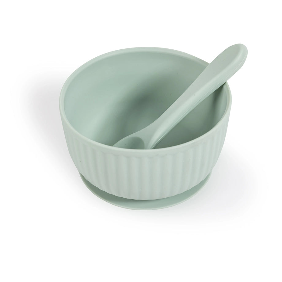 Eurekakids Silicone Tableware With Suction Cup BPA Free 7 Pcs
