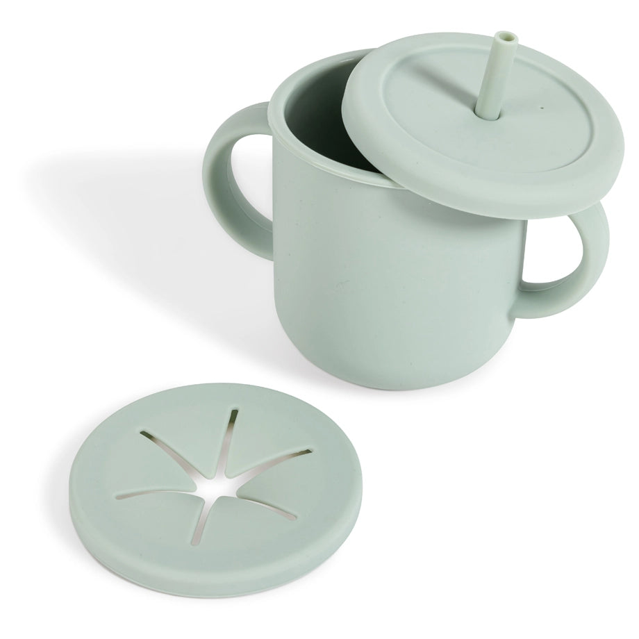 Eurekakids Silicone Tableware With Suction Cup BPA Free 7 Pcs