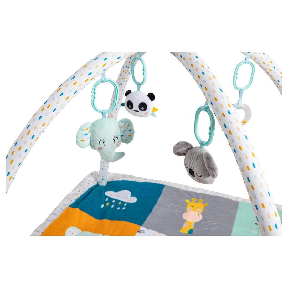 Eurekakids Cucu Baby Activity Sensory Play Gym With Hanging Toys