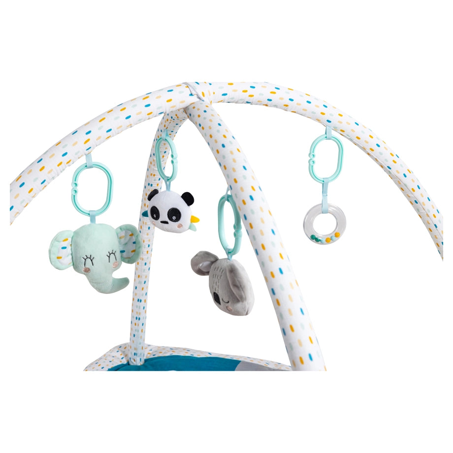 Eurekakids Cucu Baby Activity Sensory Play Gym With Hanging Toys