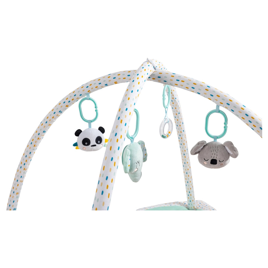 Eurekakids Cucu Baby Activity Sensory Play Gym With Hanging Toys