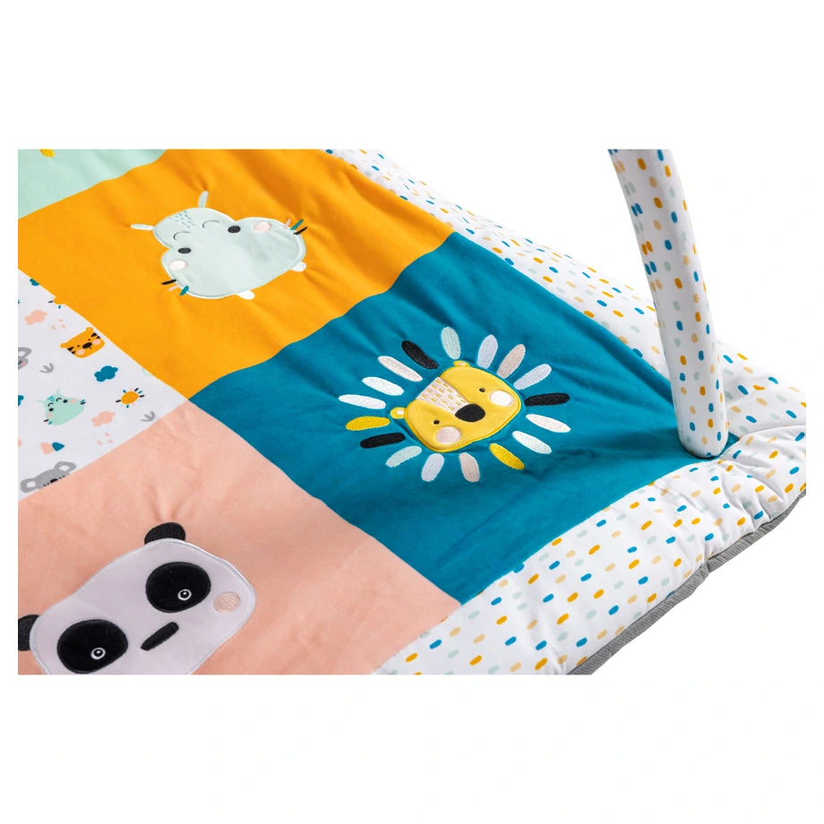 Eurekakids Cucu Baby Activity Sensory Play Gym With Hanging Toys