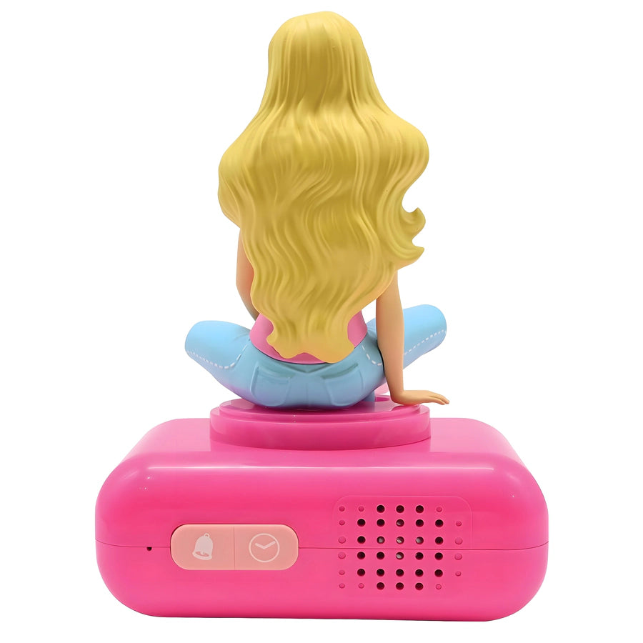 ساعة منبه رقمية ثلاثية الأبعاد من Lexibook Barbie مزودة بإضاءة ليلية وتأثيرات صوتية ساعة منبه رقمية ثلاثية الأبعاد من Lexibook Barbie مزودة بإضاءة ليلية وتأثيرات صوتية
