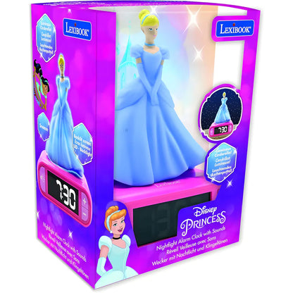 Lexibook Princesse Alarm Clock With Night Light 3D Design