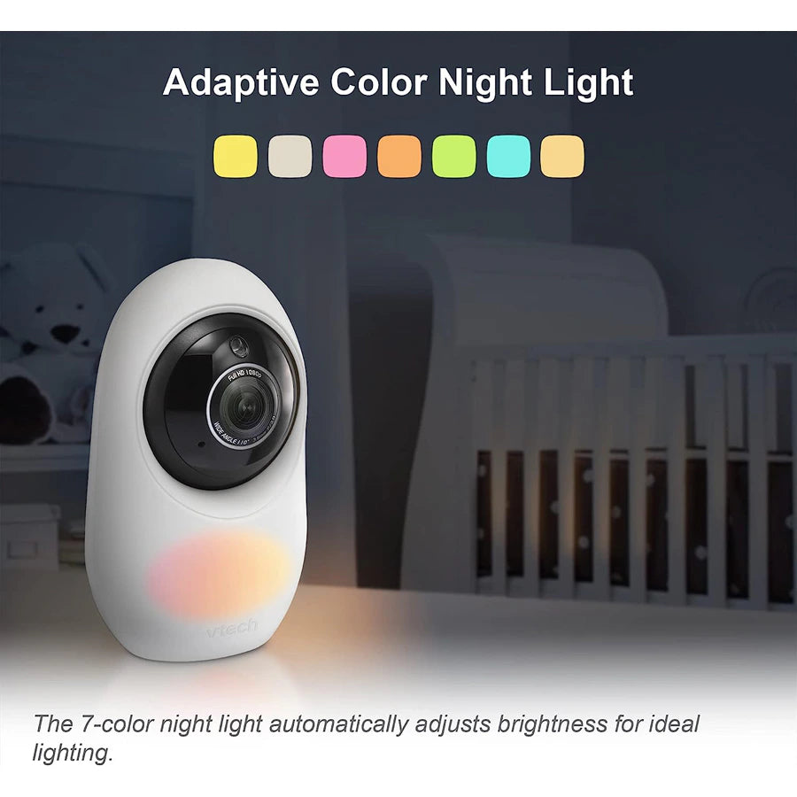 شاشة فيديو Vtech 2.8 بوصة ذكية Wi-Fi 1080p HD مع إمكانية الوصول عن بعد شاشة فيديو Vtech 2.8 بوصة ذكية Wi-Fi 1080p HD مع إمكانية الوصول عن بعد