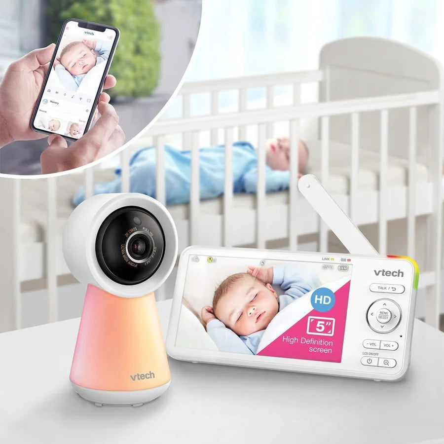 شاشة Vtech RM5756HD 5 بوصة ذكية واي فاي 1080 بكسل مع إمكانية الوصول عن بعد شاشة Vtech RM5756HD 5 بوصة ذكية واي فاي 1080 بكسل مع إمكانية الوصول عن بعد