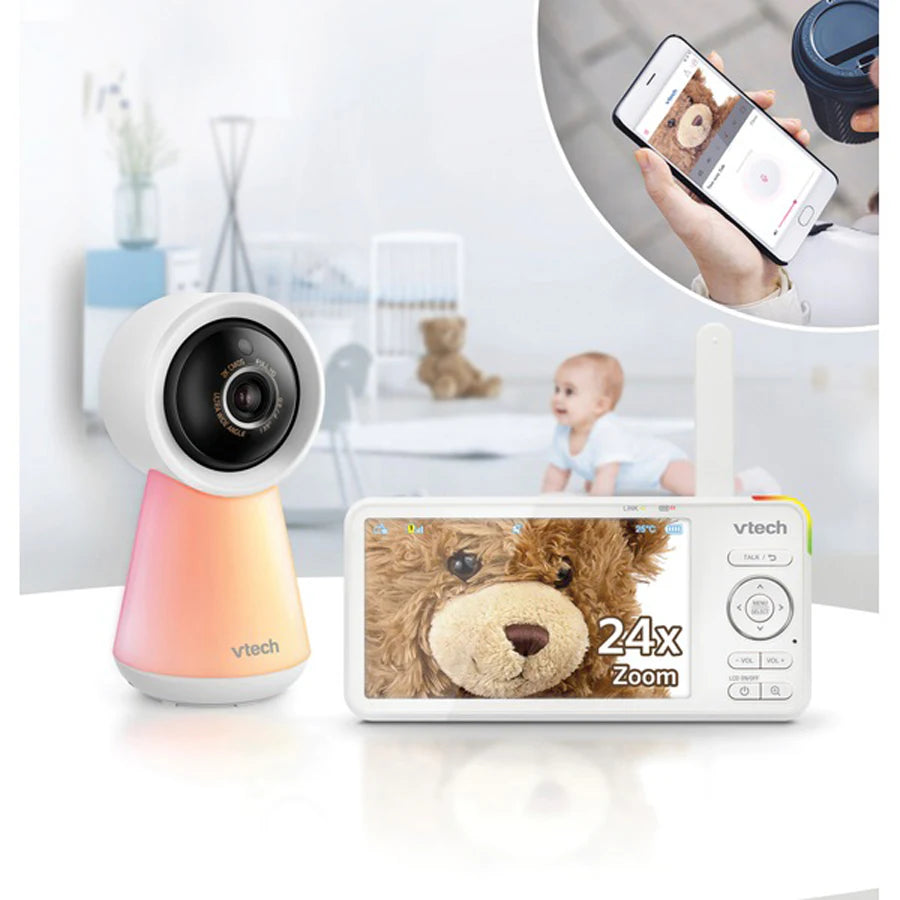 شاشة Vtech RM5756HD 5 بوصة ذكية واي فاي 1080 بكسل مع إمكانية الوصول عن بعد شاشة Vtech RM5756HD 5 بوصة ذكية واي فاي 1080 بكسل مع إمكانية الوصول عن بعد