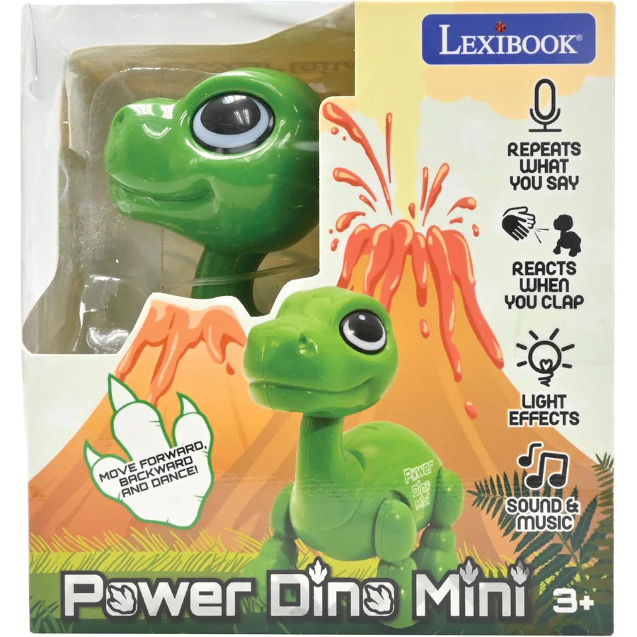 روبوت ديناصور صغير من Lexibook Power Puppy مع تأثيرات ضوئية وصوتية روبوت ديناصور صغير من Lexibook Power Puppy مع تأثيرات ضوئية وصوتية