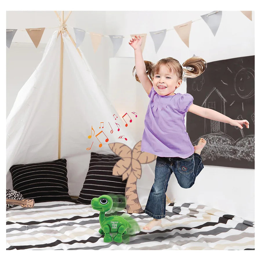 روبوت ديناصور صغير من Lexibook Power Puppy مع تأثيرات ضوئية وصوتية روبوت ديناصور صغير من Lexibook Power Puppy مع تأثيرات ضوئية وصوتية