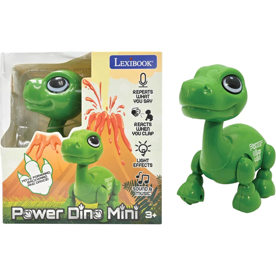 روبوت ديناصور صغير من Lexibook Power Puppy مع تأثيرات ضوئية وصوتية روبوت ديناصور صغير من Lexibook Power Puppy مع تأثيرات ضوئية وصوتية
