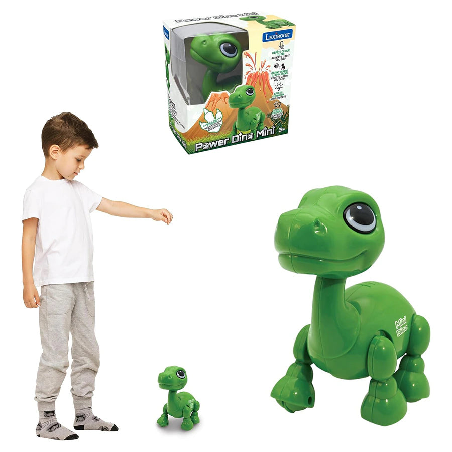 روبوت ديناصور صغير من Lexibook Power Puppy مع تأثيرات ضوئية وصوتية روبوت ديناصور صغير من Lexibook Power Puppy مع تأثيرات ضوئية وصوتية
