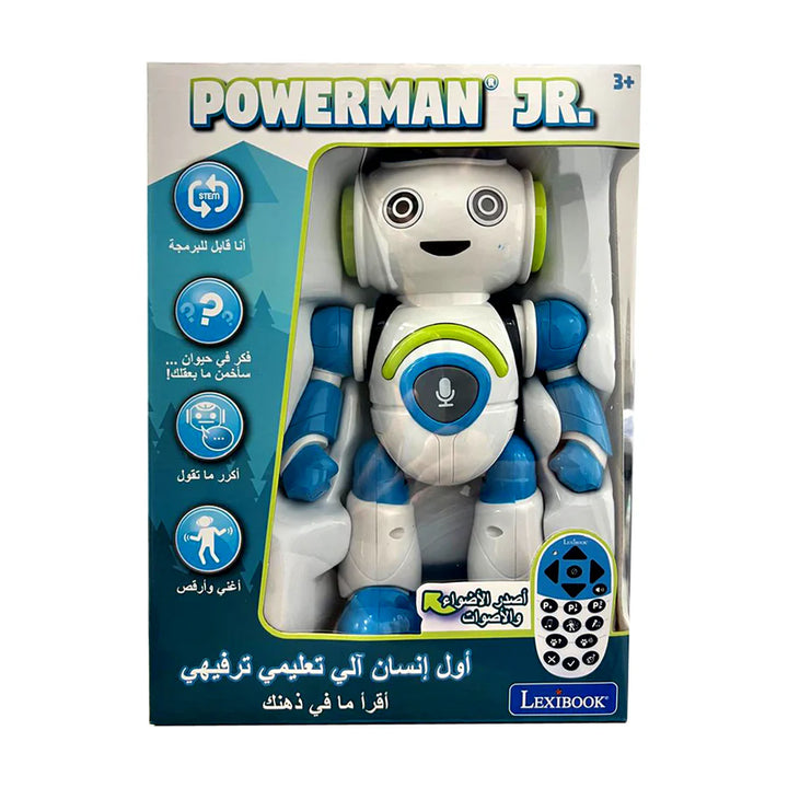 Lexibook Powerman Jr. Stem Robot With Quiz Music N Games (Arabic)