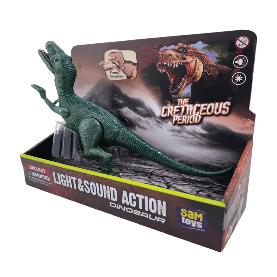 Sam Toys Press-Play Simulation Velociraptor