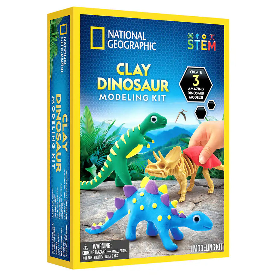 National Geographic Dino Skeletons With Modeling Clay