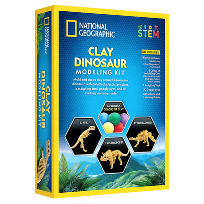 National Geographic Dino Skeletons With Modeling Clay
