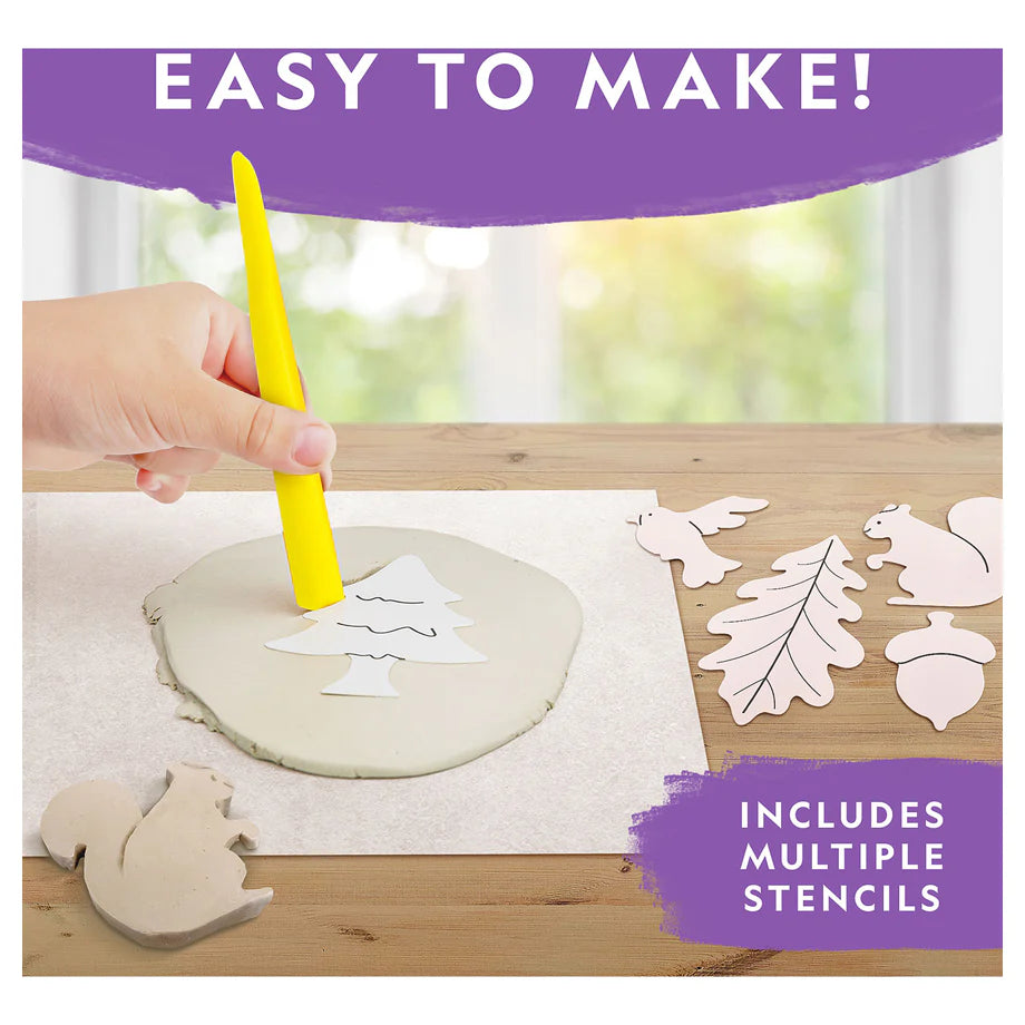 National Geographic Air-Dry Clay Pottery Craft Kit