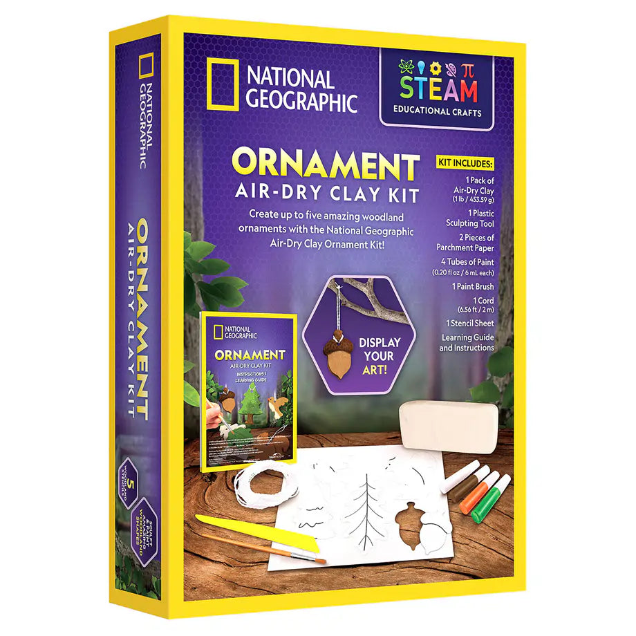 National Geographic Air-Dry Clay Pottery Craft Kit