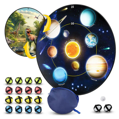 National Geographic Glow-In-The-Dark Dartboard Game Set