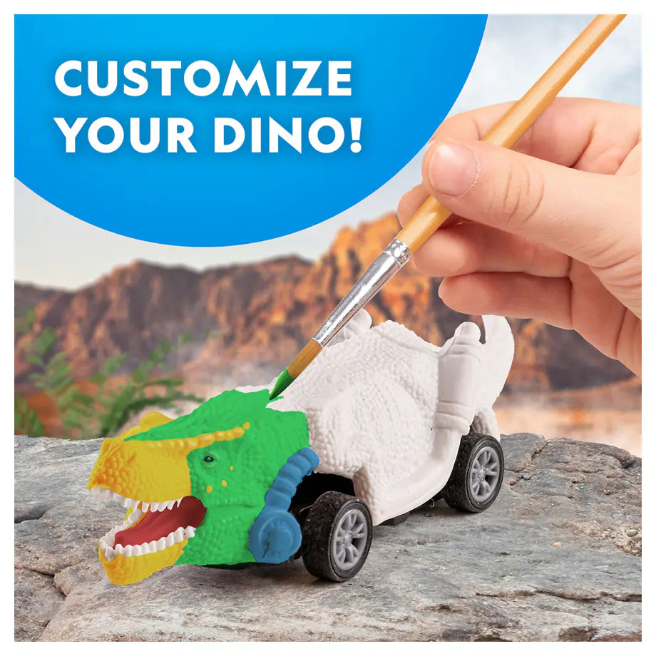 National Geographic Paint Your Own Dino Race Cars