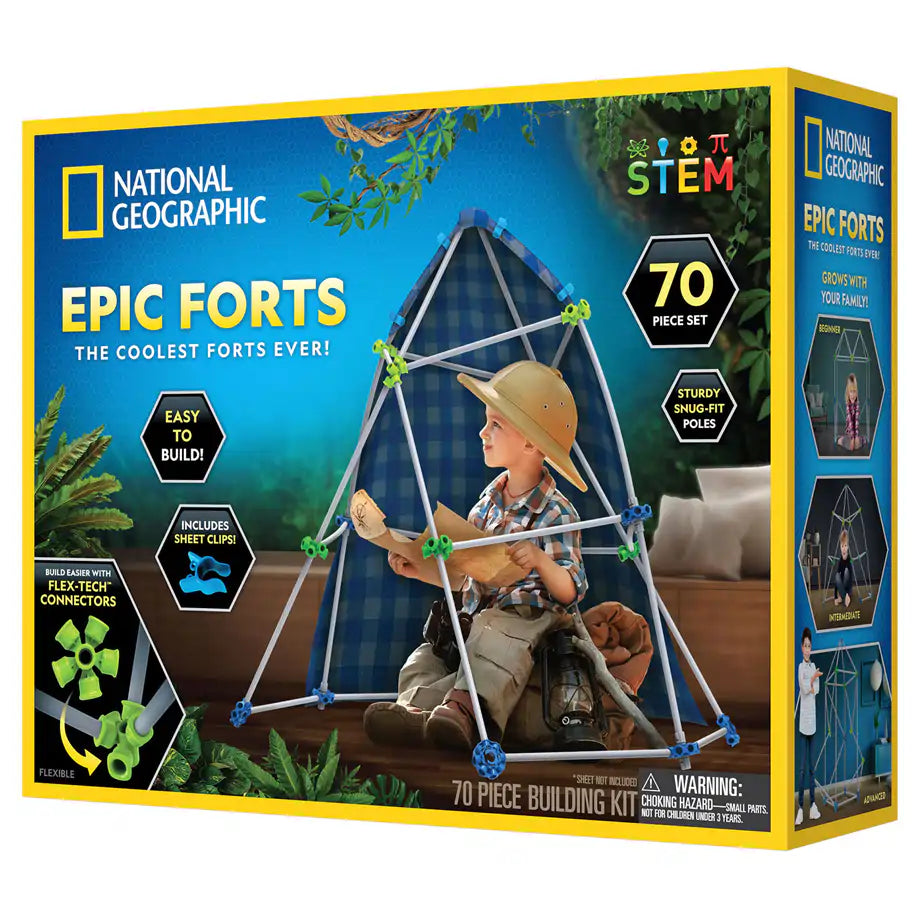 National Geographic Epic Forts Building Kit 70 Pcs