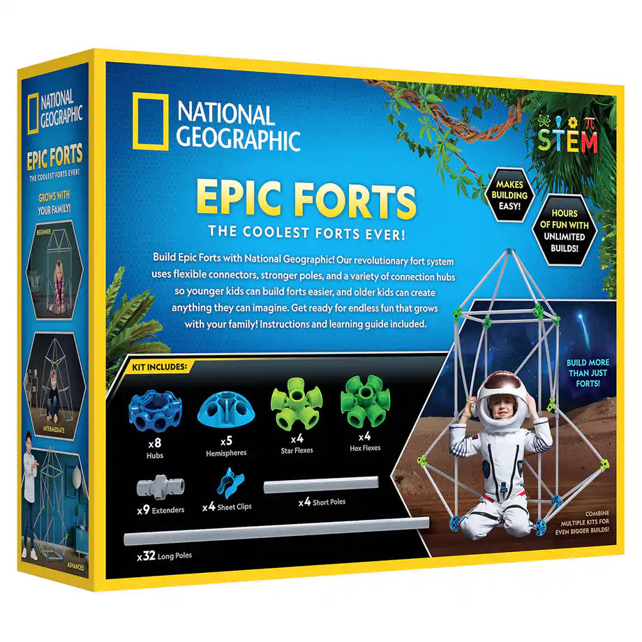 National Geographic Epic Forts Building Kit 70 Pcs