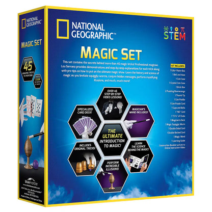 National Geographic Magic Set 45 Tricks
