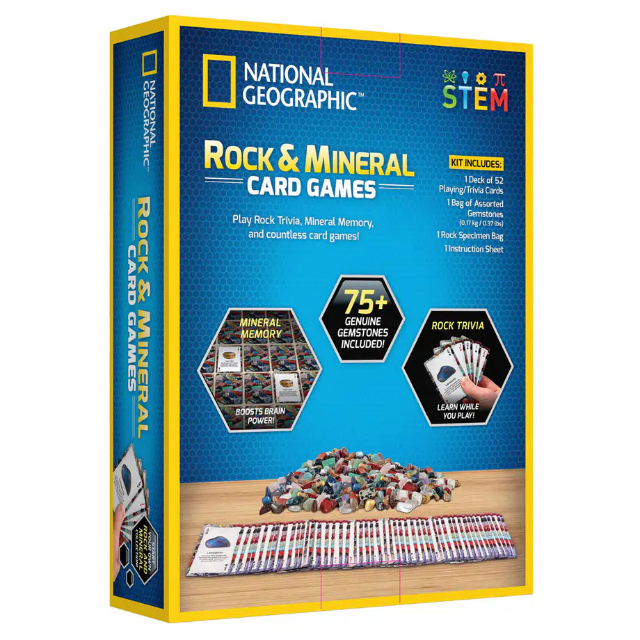 National Geographic Rock & Mineral Card Games