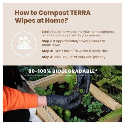 Terra Baby Wipes 70s (Manuka Honey)