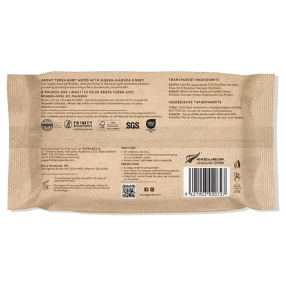 Terra Baby Wipes 70s (Manuka Honey)