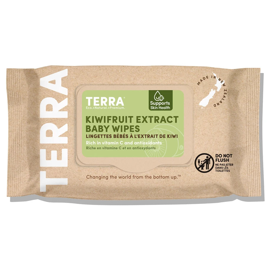 Terra Baby Wipes 70s (Kiwifruit)