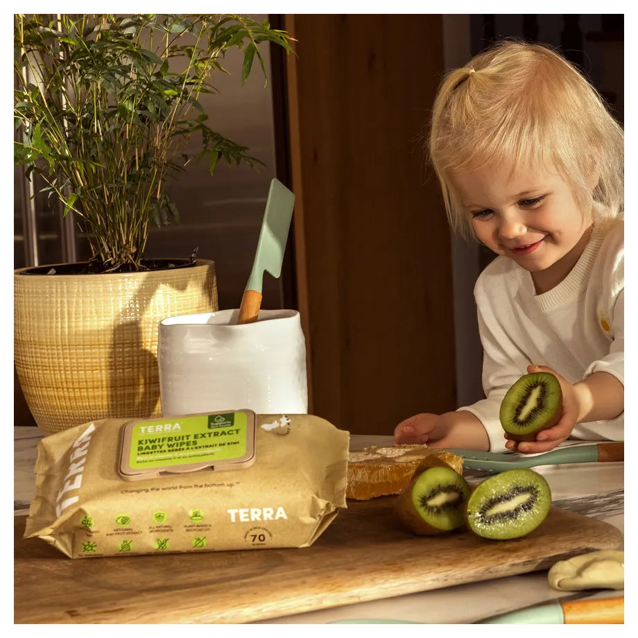 Terra Baby Wipes 70s (Kiwifruit)