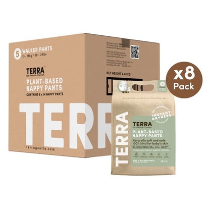 Terra Nappy Pants 14s Pack of 8 (Walker)