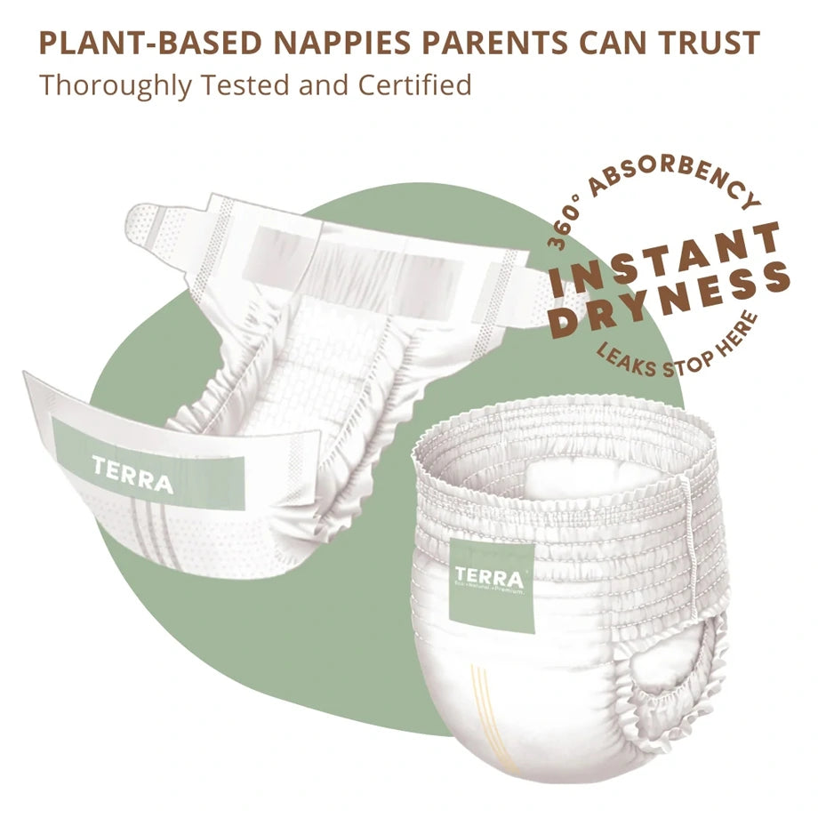 Terra Nappy Pants 14s Pack of 8 (Walker)
