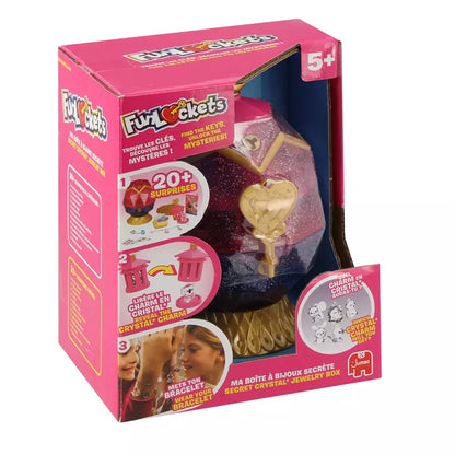 Funlockets Secret Crystal Jewellery Box Egg Design Open Box
