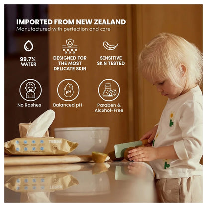 Terra Baby Wipes 10s (Water)