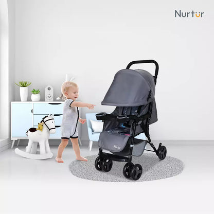 Nurtur Ryder Lightweight Baby Stroller (Grey)