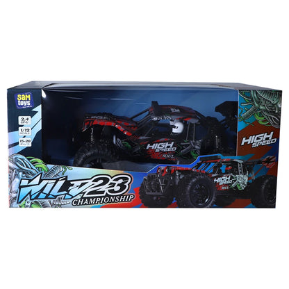 Sam Toys Wild 23 Championship 1:12 Rc Car (2.4Ghz) (Red)