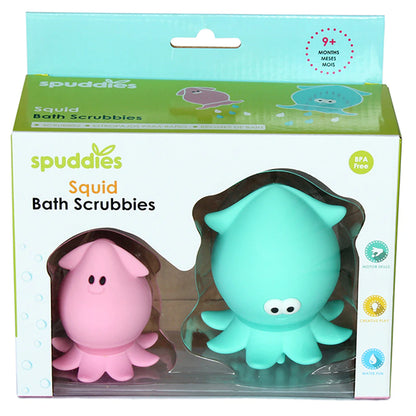 Spuddies Bath Scrubbies (Pink/turquoise)