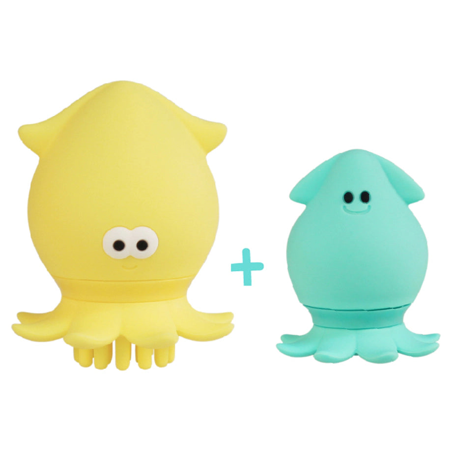 Spuddies Bath Scrubbies (Yellow/turquoise)