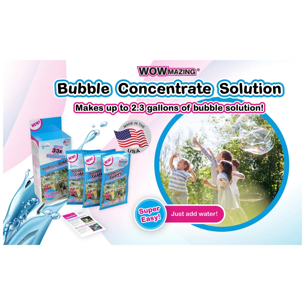 South Beach Bubbles WOWmazing Giant Bubble Concentrate Refill (3-Pack)