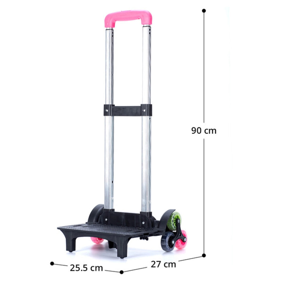 Eazy Kids Universal School Bag TROLLEY (Pink)
