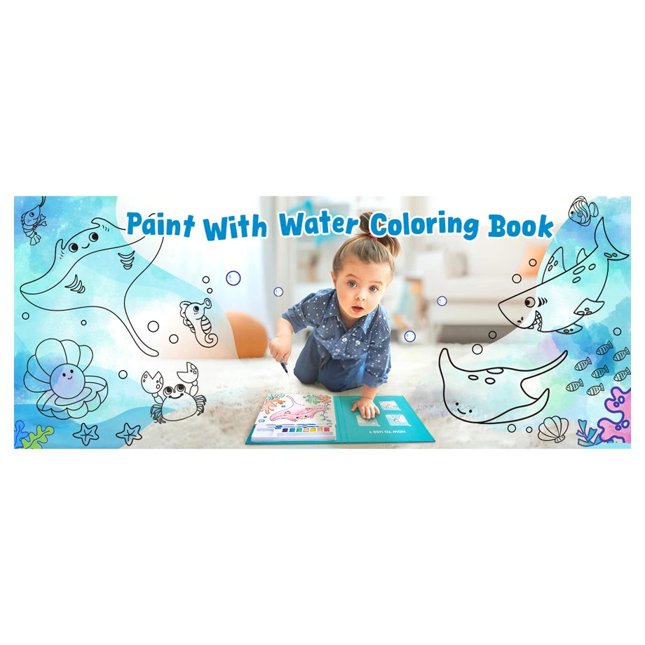 Joycat Ocean Watercolor Painting Book
